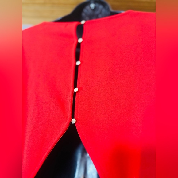 Dynamite-Red Openback Jumpsuit - Picture 5 of 8